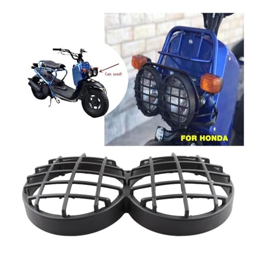 Couvercle protection grille phare contre bris de glace moto - 5