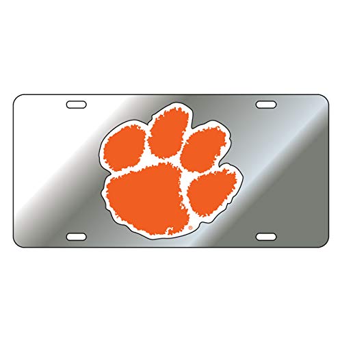 Clemson Tigers, Laser Cut License Plate Auto Tag, Made and shipped in the USA