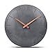 Produktbild Cander Berlin MNU 6835 Designer Wanduhr Beton lautlos geräuschlos leise 35 cm gewölbtes Design - kein nerviges Ticken
