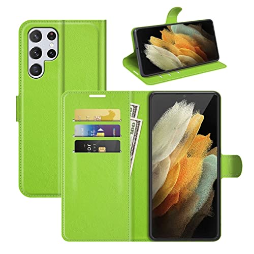 Étui de protection pour smartphone vert Galaxy S22 Ultra au quotidien