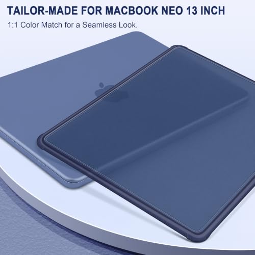 Loyrina Matte Case for MacBook Neo 13 Inch 2026, 6-in-1 Navy by Loyrina - Used condition - Image 5