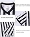 allentian Men's Referee Shirt - Official Black & White Stripe Referee/Umpire Jersey – Pro-Style V-Neck Referee Uniform, Great for Basketball, Football, Soccer (M)