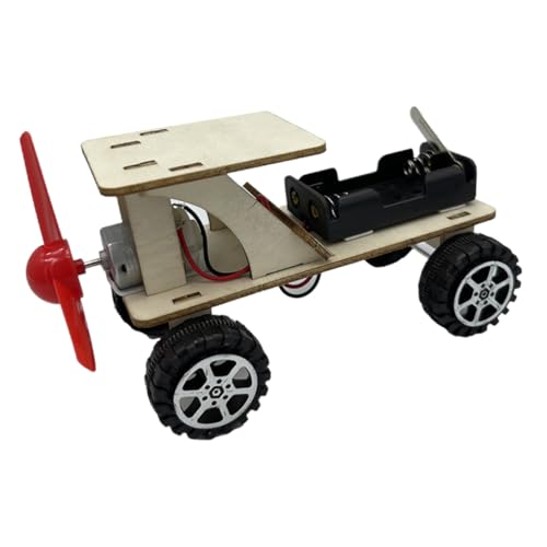 ERINGOGO 1ensemble Voiture Modèle De Éolienne à Assembler Kit Expérience Scientifique pour Garçon Fille Éducation Et Amusante