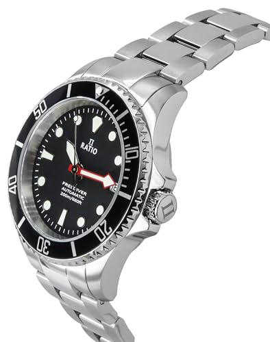 Image of RATIO FreeDiver Sapphire Crystal Diver Watch Japanese Automatic Dive Watch 200m Water Resistant Diving Watches for Men