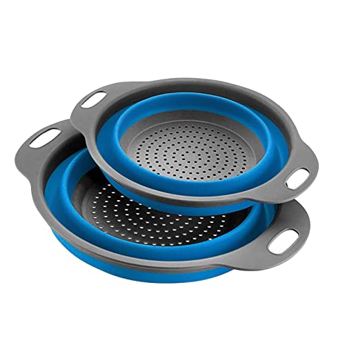 バスケット 折りたたみ 水切り ざる フルーツバスケット ストレーナー キッチン用品 小物入れ カゴ おやつ アウトドア キャンプ 食洗機対応 2個セット