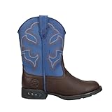Roper Lightning R Toe Light Up Cowboy Boot (Toddler/Little Kid)
