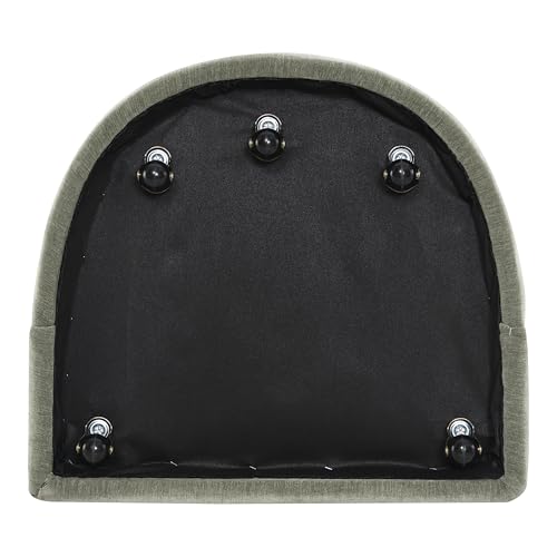 Sillón con diseño barrel verde tapizado moderno miniatura 6