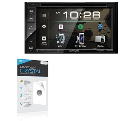 BoxWave Screen Protector Compatible with Kenwood DDX26BT - ClearTouch Crystal (2-Pack), HD Film Skin - Shields from Scratches