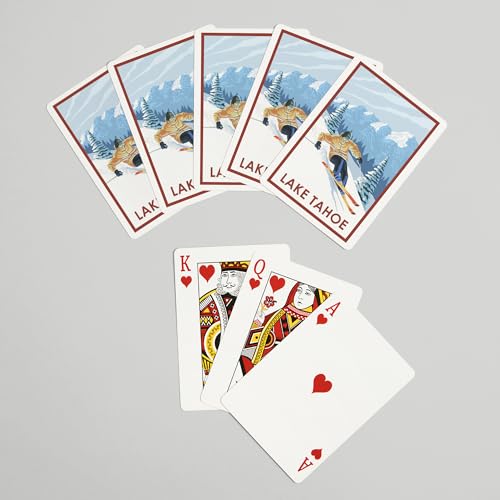Juego de 52 Cartas Poker Lake Tahoe Nevada miniatura 7