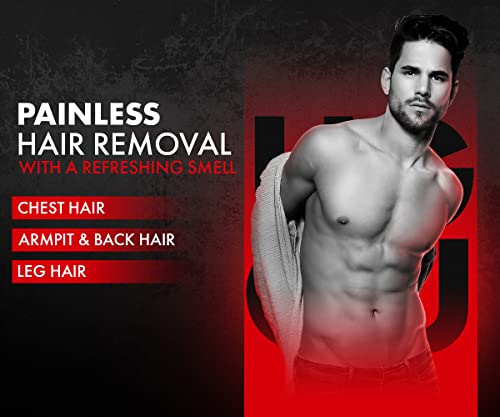 Image of UrbanGabru Casanova Hair Removal Cream Spray for Men (200 ML) | Painless Body Hair remove in Just 3-5 Min for Hands, Legs, Chest, Back & Under Arms | Natural & Safe