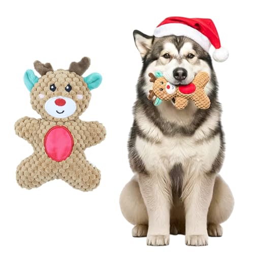 Juguete Mordible Navideño para Perros Pequeños y Medianos