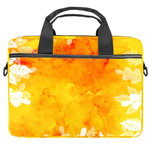 Sac à bandoulière pour ordinateur portable 13 à 14.5 pouces housse sacoche jaune multicolore