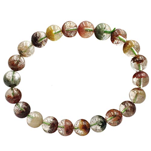 Bracelet quartz naturel coloré 10mm cadeau idéal mixte