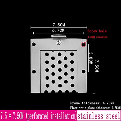 Grille de désodorisation murale pour douche italienne épurée - 3