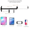 QWORK® iPad Tripod Stand, Adjustable Tablet Floor Stand for Live Streaming, Fits iPad Pro, Air, Mini, Phone & More, 21" to 63" Height， 360° Rotation #3