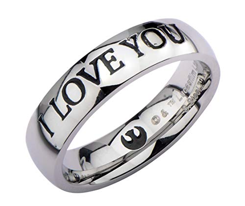 Star Wars I Love You Stainless Steel Unisex Ring | Size 82