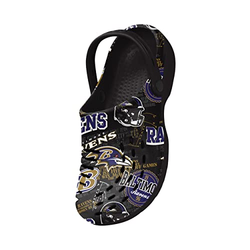 Image of FOCO Arizona Cardinals NFL Mens Historic Print Clog with Strap