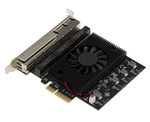 Tarjeta controladora de red PCIe 6 puertos con conectores RJ45 para aplicaciones multired 2