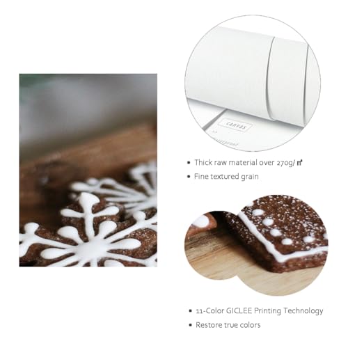 Biscuits de Noël Toangwall tableau décoratif pour une atmosphère de vacances chaleureuse