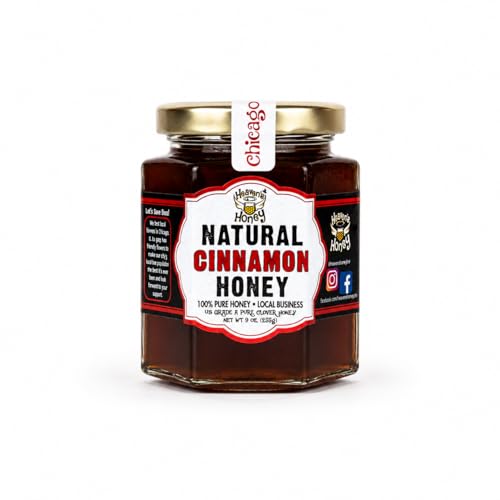 Miel pura natural infusionada con canela, 9 oz miniatura 1