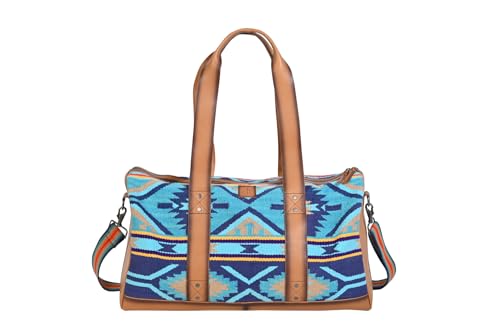 STS Ranchwear Mojave Sky Duffel Multi/Blue Aztec One Size4