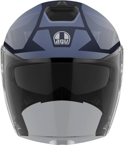 AGV Irides Trieste Casco Jet, grigio/blu, L (59/60)