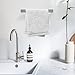 Generic Wall-Mounted Towel Rack Multifunctional Storage Holder for Bathroom Kitchen Plastic Towel Shelf Easy Installation No Tools Required Present for Family Friends