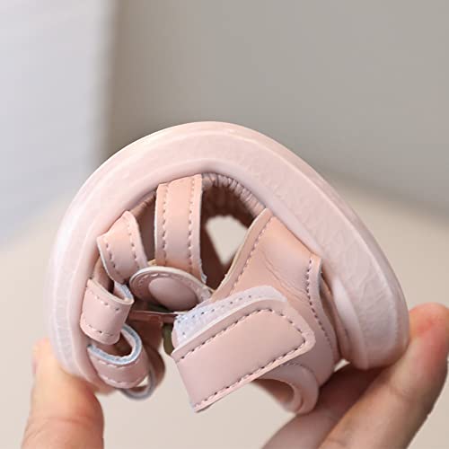Toddler Baby Girl Boy Sandals Breathable Summer Outdoor Casual Beach Shoes Cute Cartoon Newborn First (Pink, 6.5 Infant)4