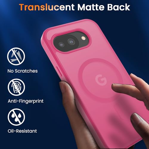 Image of WRJ Magnetic Case for Google Pixel 10a 6.3-Inch,Hot Pink