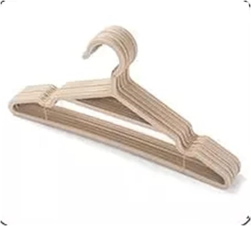 5pcs/Lot Portable Clothes Hangers Non-Slip Hook for Suit Closet Garment Outdoor Drying Rack Clothing Hanger (Color : Beige, Size : Mcode) (Blue Mcode)
