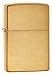 Price comparison product image Zippo - Windproof Lighter, Brushed Brass Armour Heavy Wall, Base Model, Refillable, Reusable, Windproof Design, Gift Box, Made in the USA