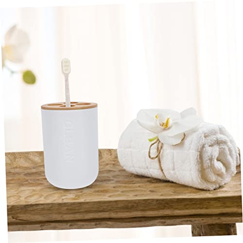 DOITOOL 1 peça suporte de escova de dentes copo escova de vaso sanitário elétrica recipiente para en
