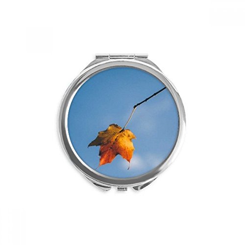 Miroir rond de maquillage portable sciences sky paysage de nature miniature multicolore