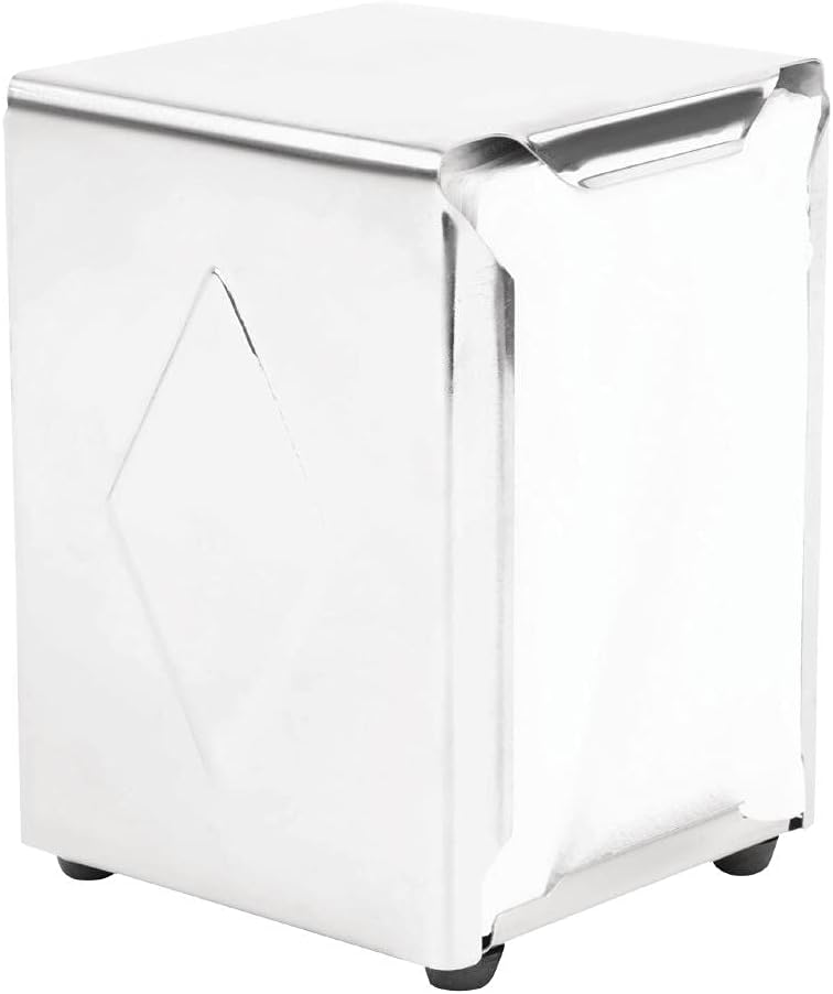 Napkin Dispenser Stainless steel. (See CD501 for refills).