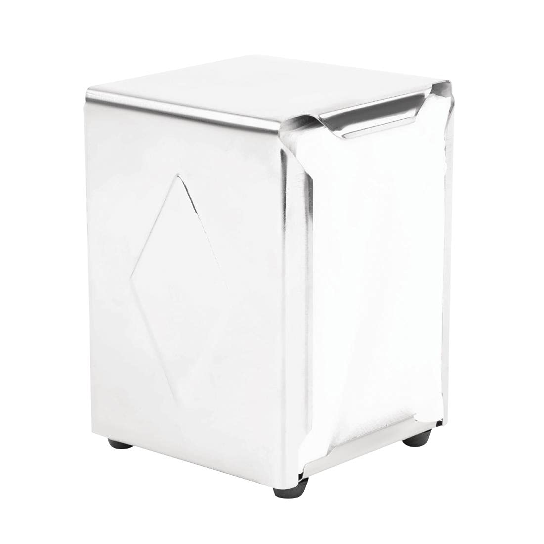Olympia Napkin Dispenser with Double Sided Load Made of Stainless Steel