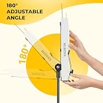 CAHAYA Portable Sheet Music Stand - Dual-Use Desktop/Floor Music Stand Height Adjustable Book Holder Folding with Carrying Bag and Clip for Students Musicians Outdoor Performances | Music Book Holder Up to 47.2” Folding Lightweight with Carrying Bag 