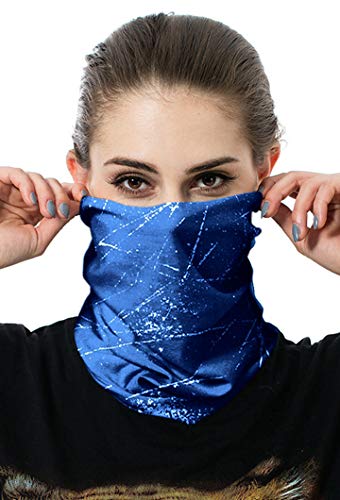 Unisex Seamless Bandana for Rave Face Mask Dust Wind Sun Protection Tube Mask