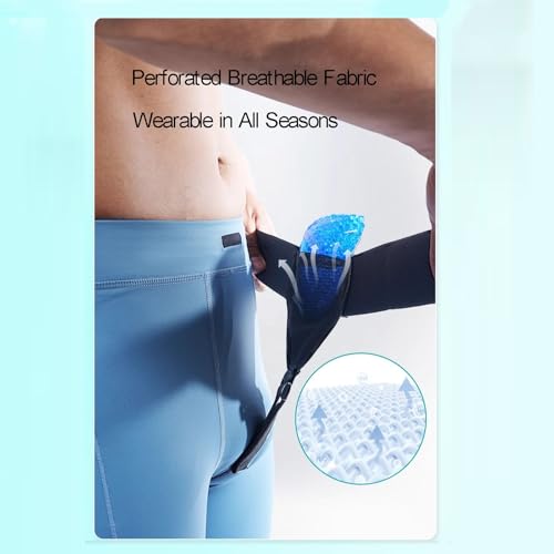 Faja para Hernia Masculina Ajustable con Compresa Fría/Caliente miniatura 6