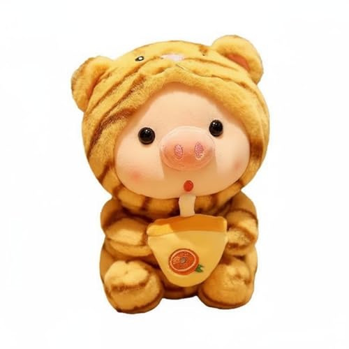 Peluche Piglet en costume de tigre 25cm, idée cadeau anniversaire