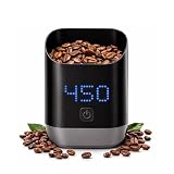 Báscula Café Digital con Pantalla LED de MMOBIEL – Balanza Precisión 0.1g/1g para Espresso, Pour-Over, Café Filtrado y Más – Recargable USB-C y Compacta – Accesorios para Baristas en Casa