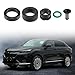 Partuto Fuel Injector Seal O Ring - Car O-Ring Rebuild Repair Kit - for Honda Vehicles 1985-2002 NBR Rubber Black - 4 Sets