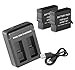 Produktbild yayago Dual USB Ladegerät AHDBT-501 + 2er Set Ersatzakku für GoPro Hero 5 Akku Batterie