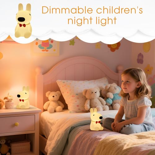 Lámpara de mesa de noche luminosa y ajustable para niños miniatura 5
