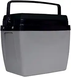 Mor - Caixa Térmica 26 Litros Cinza com Preto