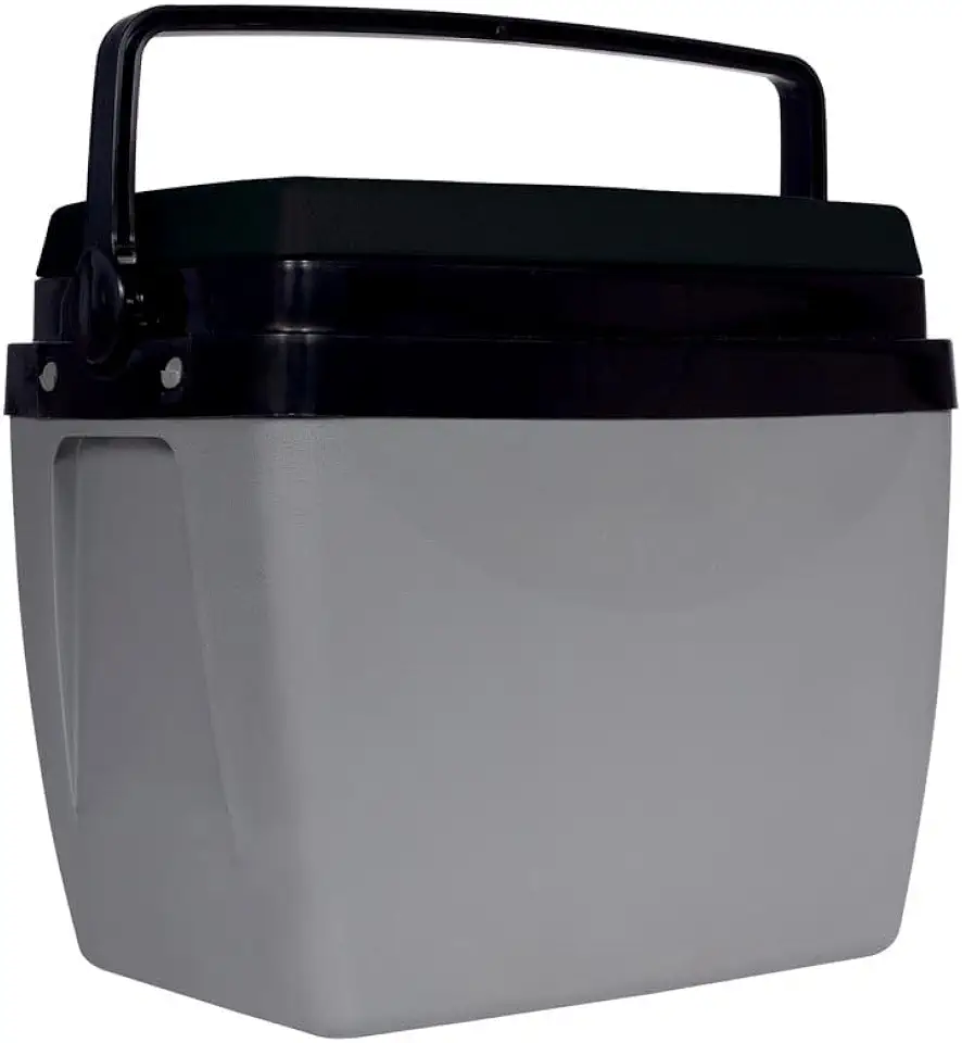 Mor - Caixa Térmica 26 Litros Cinza com Preto