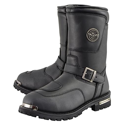 Milwaukee Leather Men’s Premium Leather Classic Engineer Motorcycle Riding Boots Collection4