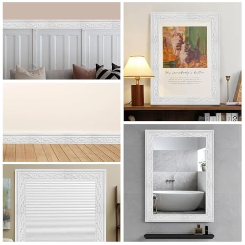 2 Stück Zierleisten Selbstklebend,10m Tapeteneckleiste,Zier- & Stuckleisten,Deckenleisten Selbstklebend,Wandleisten Selbstklebend,Fenstersprossen Selbstklebend,Für Flure, Decken, Ecken, Heimdekoration