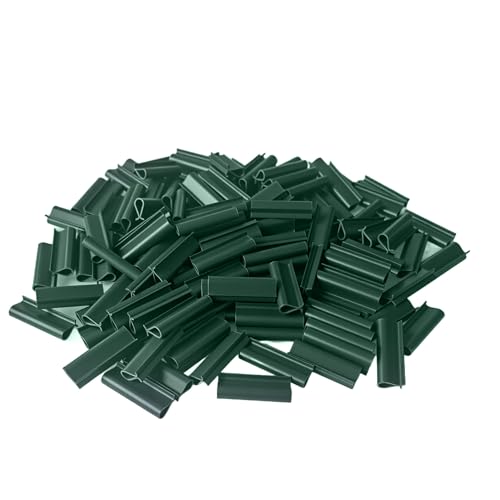 Anbor zest Clips de Fixation PVC 42×15mm pour Brise-Vue, lamelles d’Occultation, Grillage Rigide...