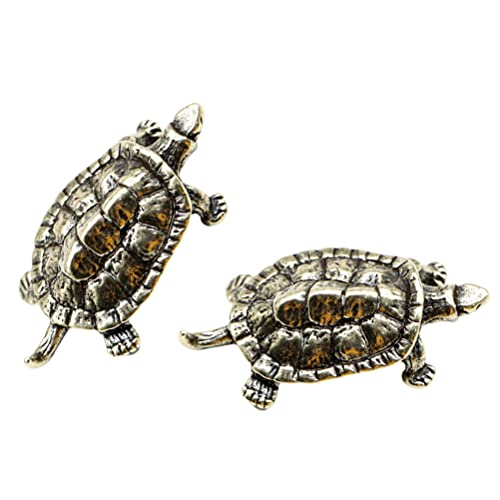 Décoration de bureau en laiton en forme de tortue pour intérieur chic et cabinet d'étude