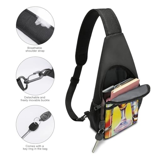 Mochila tipo Sling Bag para Senderismo y Uso Casual miniatura 4